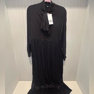 Zara Black Tie Front Gown